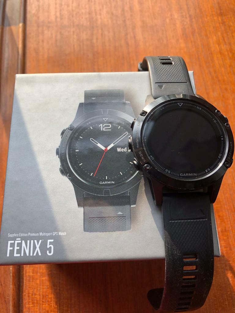fenix 5 sapphire for sale